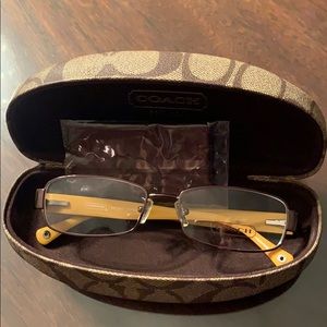Coach Glasses with Case